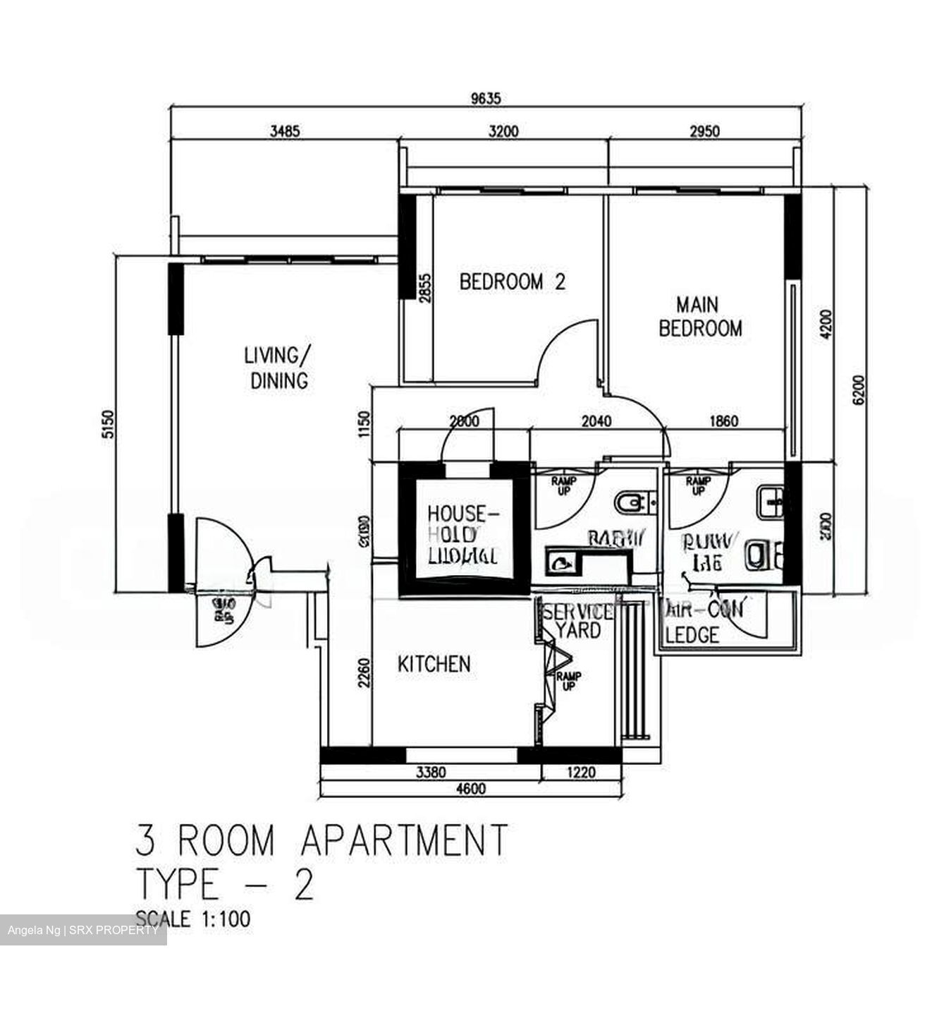 Blk 650 Yio Chu Kang Vista (Ang Mo Kio), HDB 3 Rooms #635474981